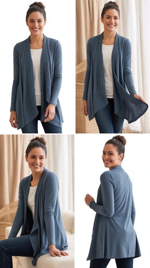  Waterfall Cardigan
