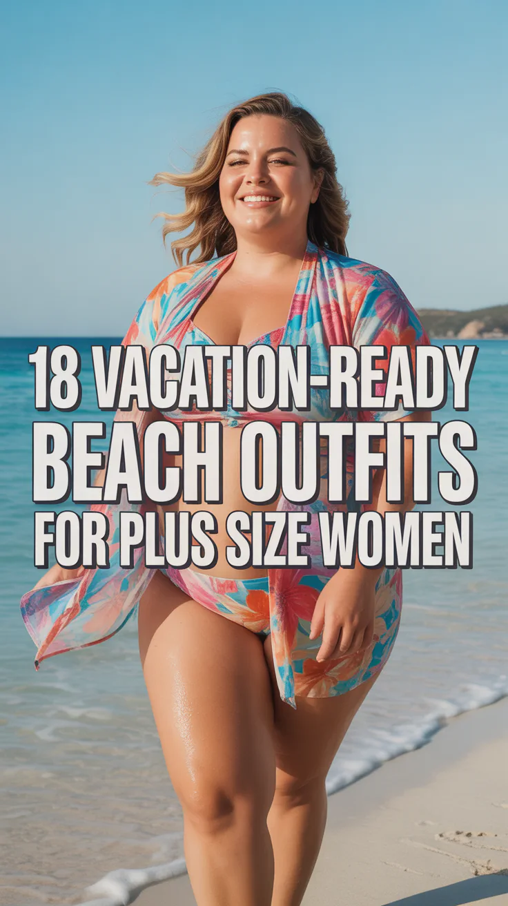 Vacation-Ready Beach Outfits for Plus Size Women