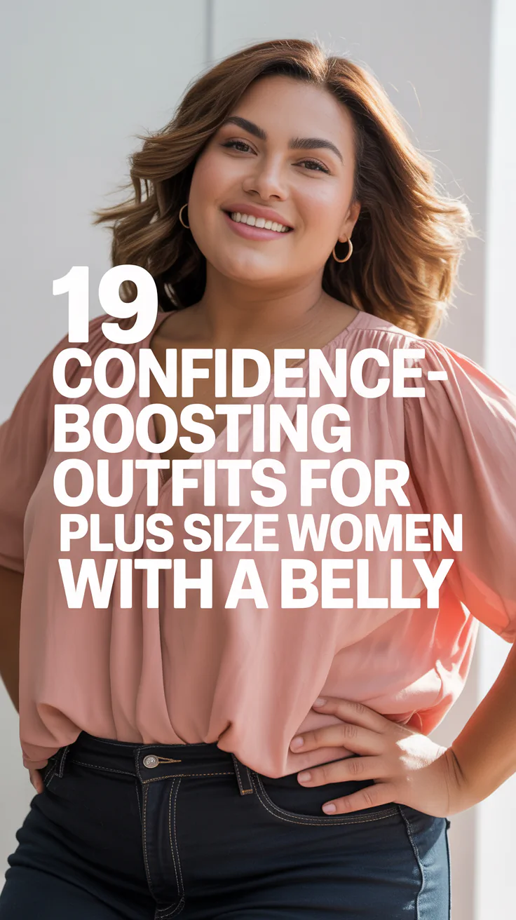 Confidence-Boosting Outfits for Plus Size Women With a Belly