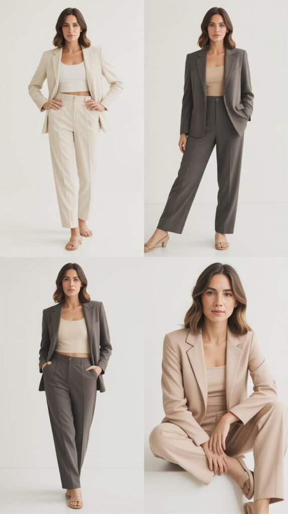  Matching Set in Modern Silhouette