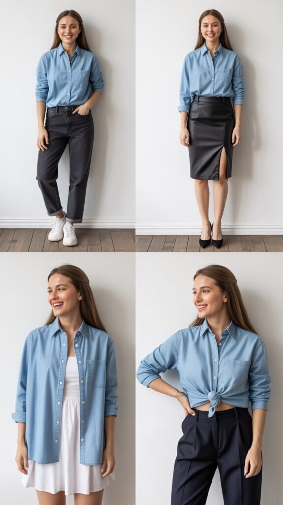 Chambray Shirt Versatility