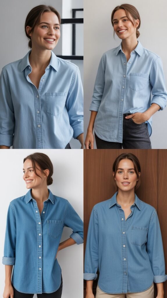 Chambray or Denim Shirt
