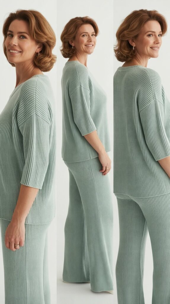 Lightweight Knit Set (Matching Top and Pants)
