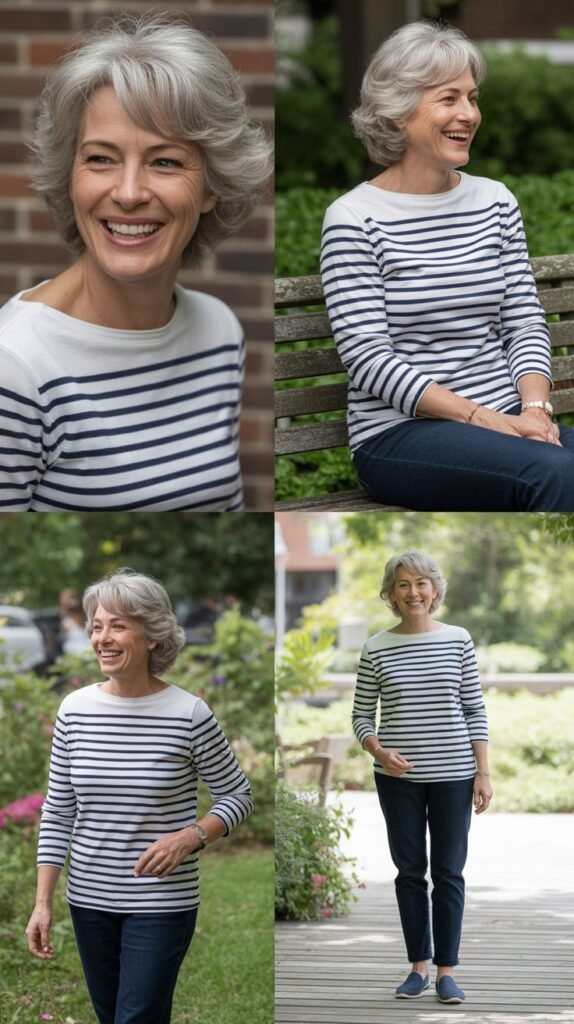 Striped Breton-Style Top