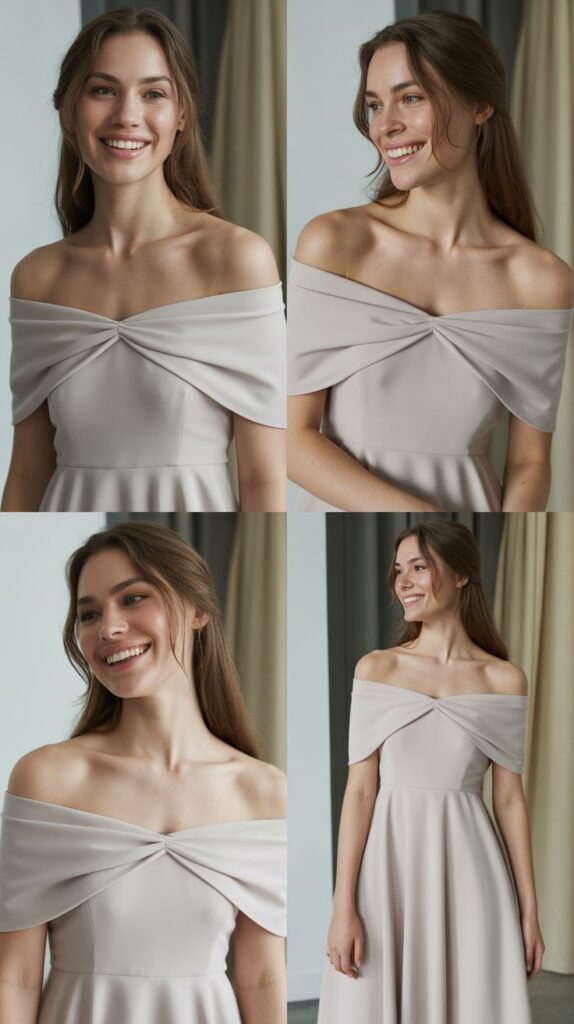  The Elegant Off-Shoulder Dress