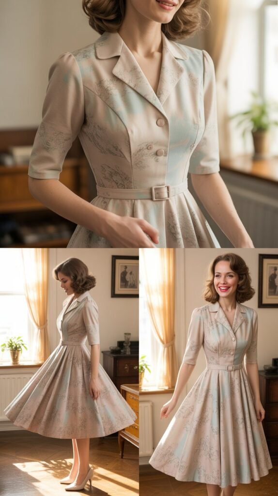  Vintage-Inspired A-Line Dress