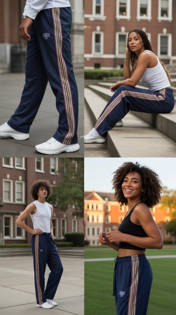 Athletic Stripes and Track Pants