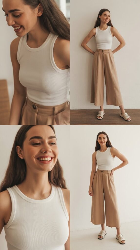 Culottes with Fitted Top