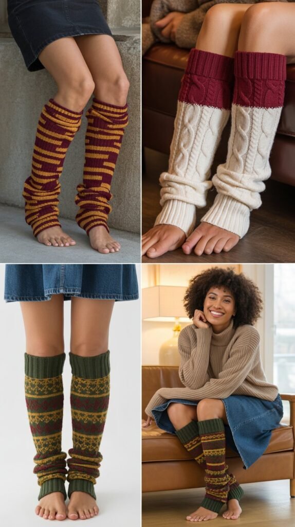Patterned Leg Warmers