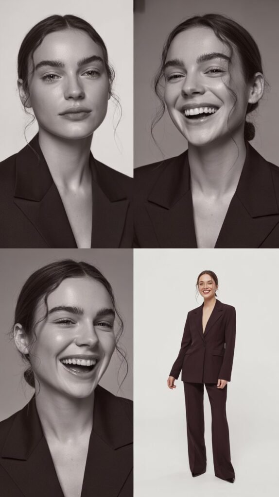  Monochrome Burgundy Suit