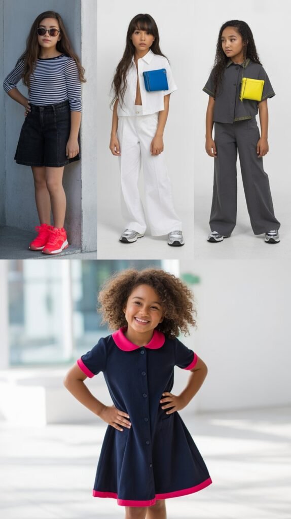  Monochrome Outfit in Bold Colors