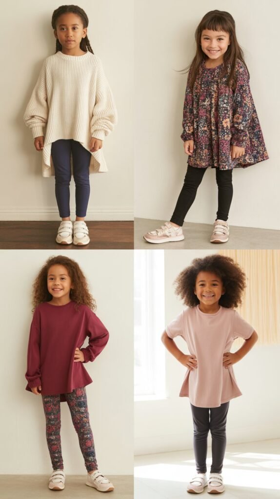 Leggings and Tunic Top Pairing