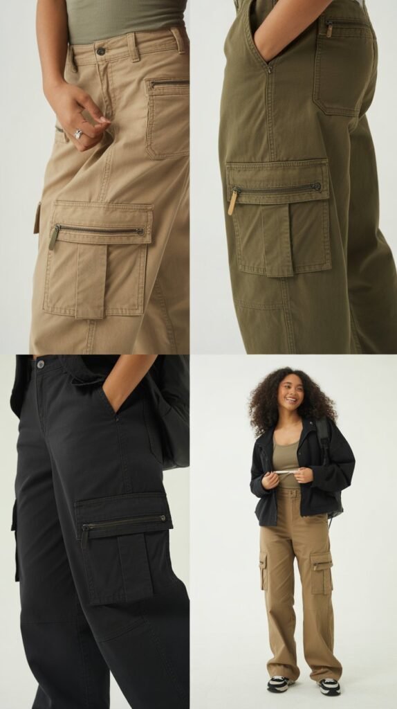  Cargo Pants with Multiple Pockets