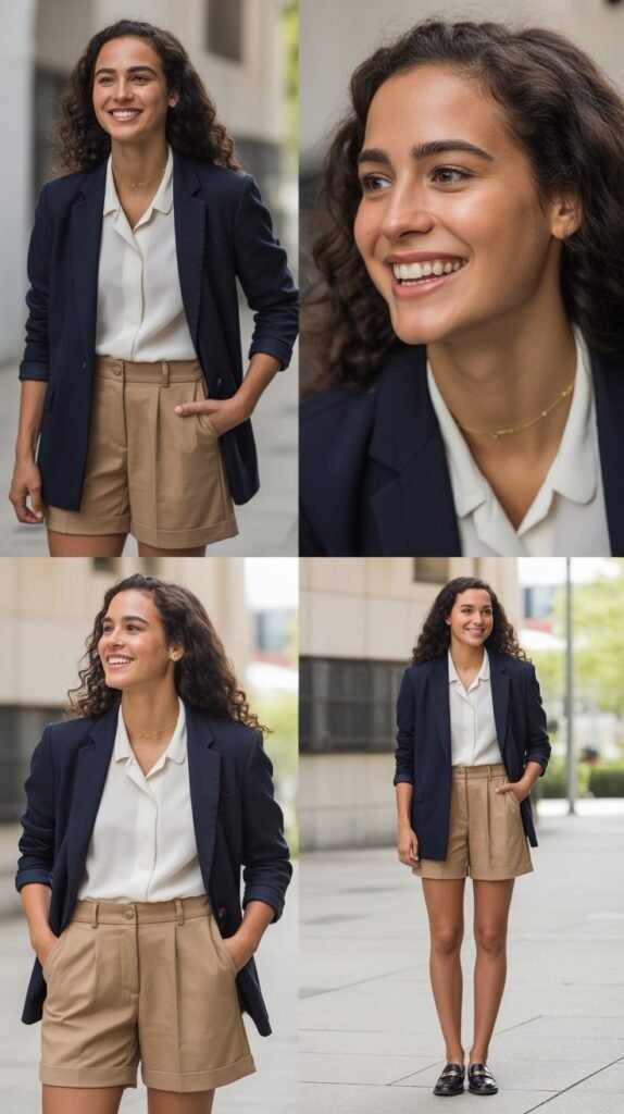 Tailored Shorts with Blazer