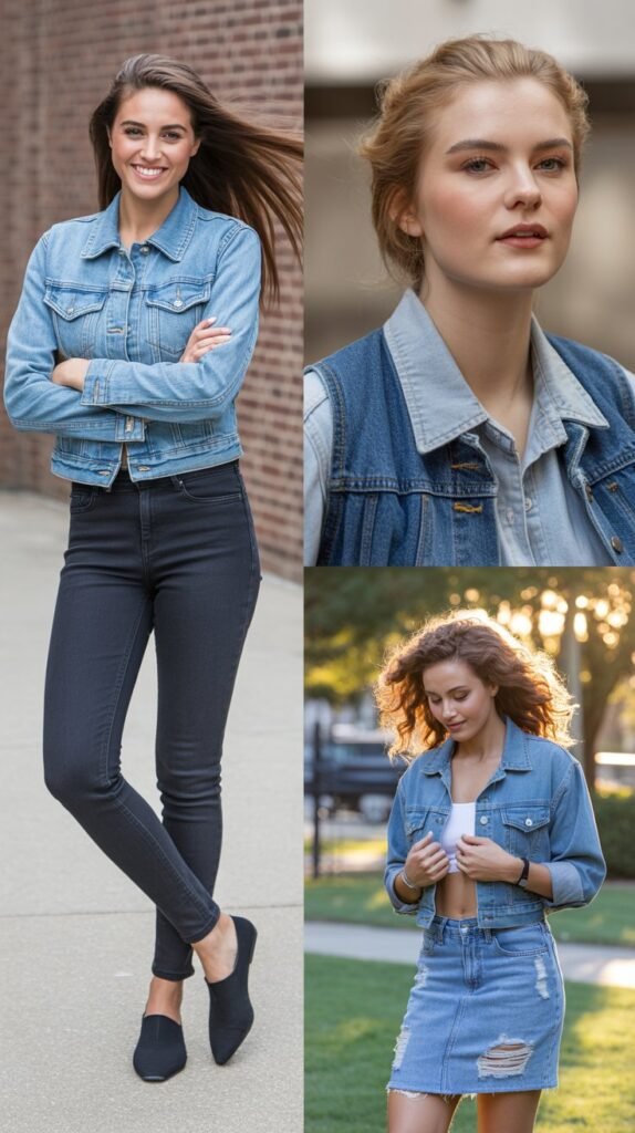 Denim-on-Denim Looks