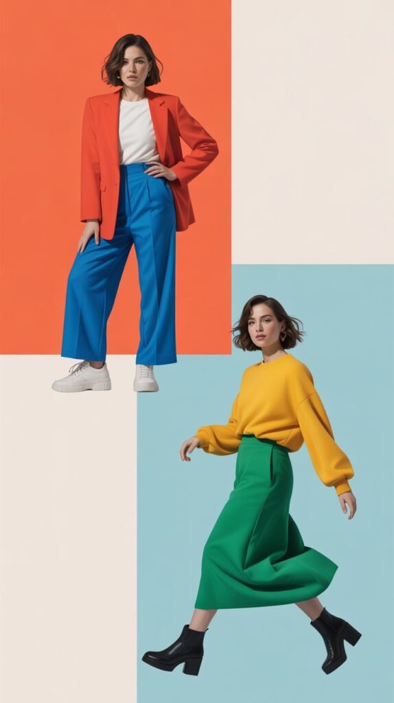 Color-Blocked Contemporary Designs