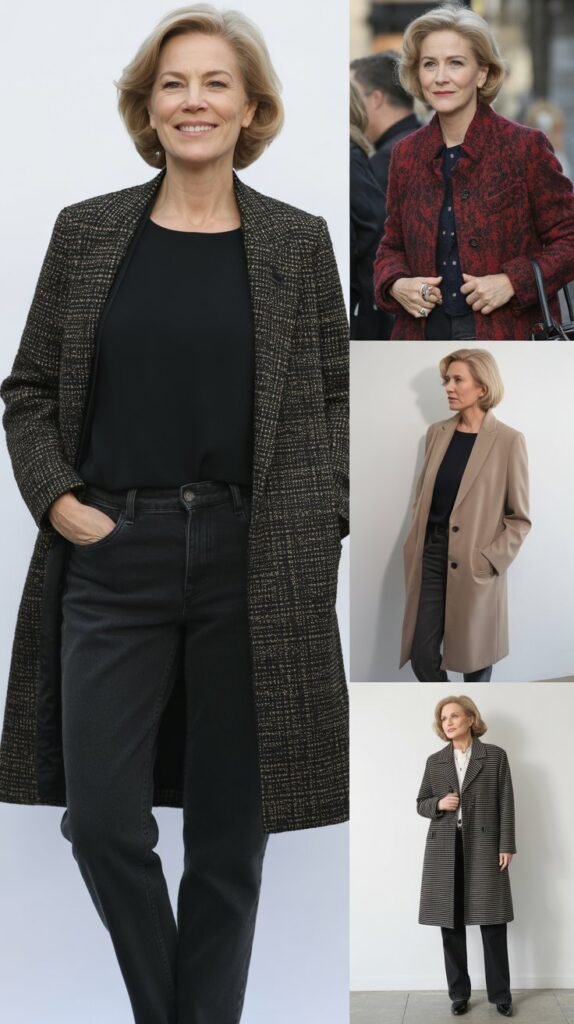 The Statement Coat over Simple Basics