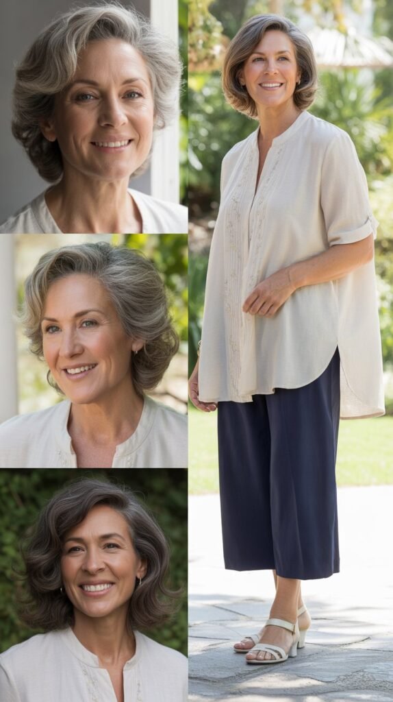  Capri Pants with Tunic Top