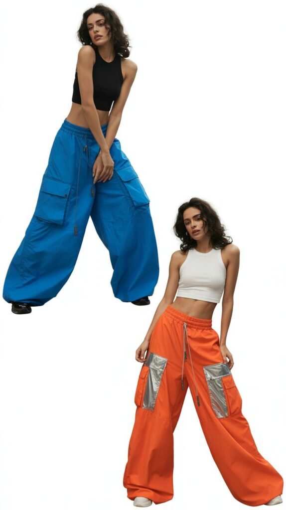Baggy Parachute Pants