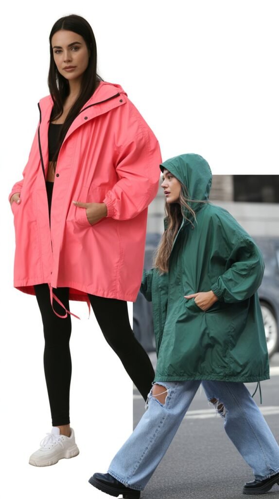 Oversized Windbreakers
