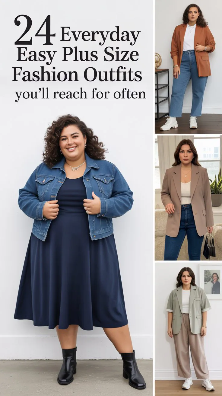 24 Everyday Easy Plus Size Fashion Outfits You'll Reach for Often
