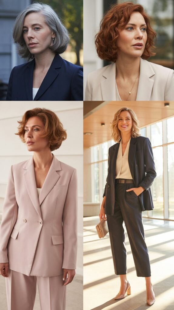  Blazer and Cropped Pants Combination