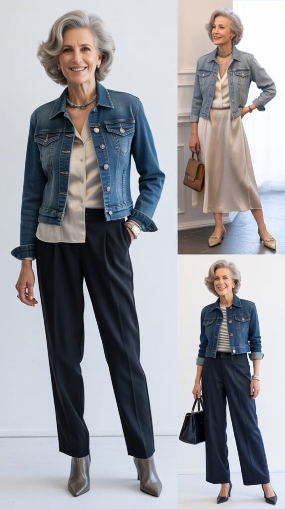 The Elevated Denim Jacket Look