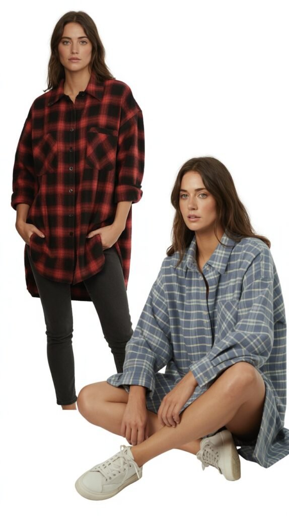  Oversized Flannel Shirts