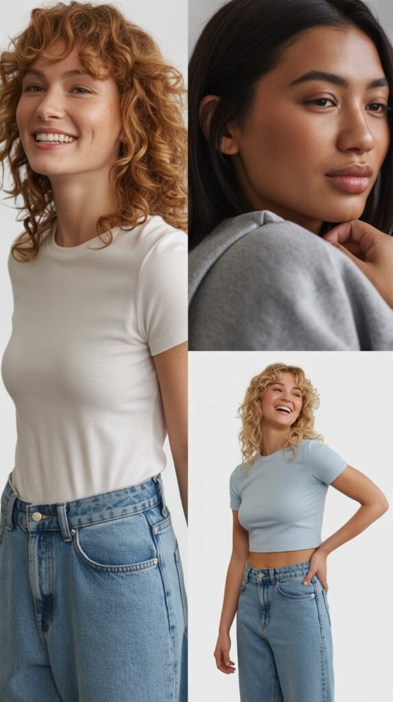  Low-Rise Jeans with Visible Thongs