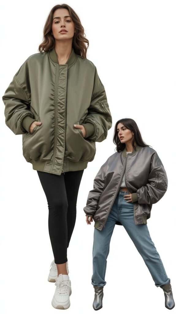 Oversized Bomber Jackets