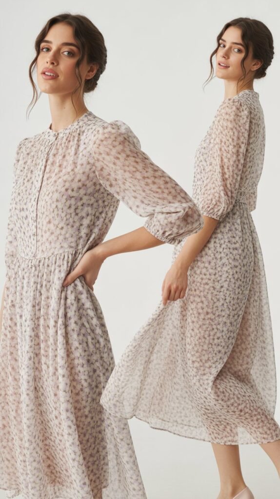 Delicate Ditsy Floral Dress