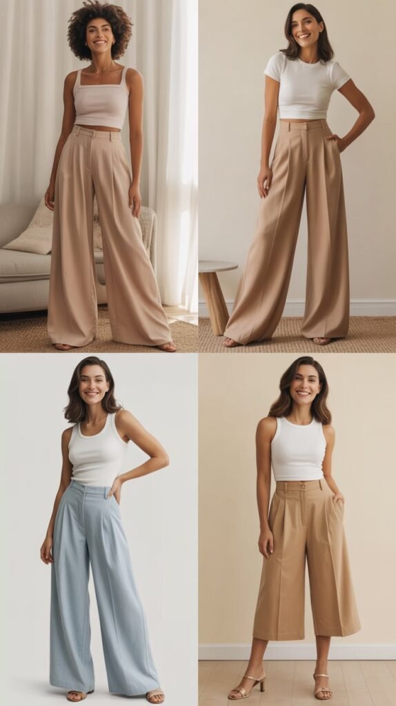 Wide-Leg Trousers