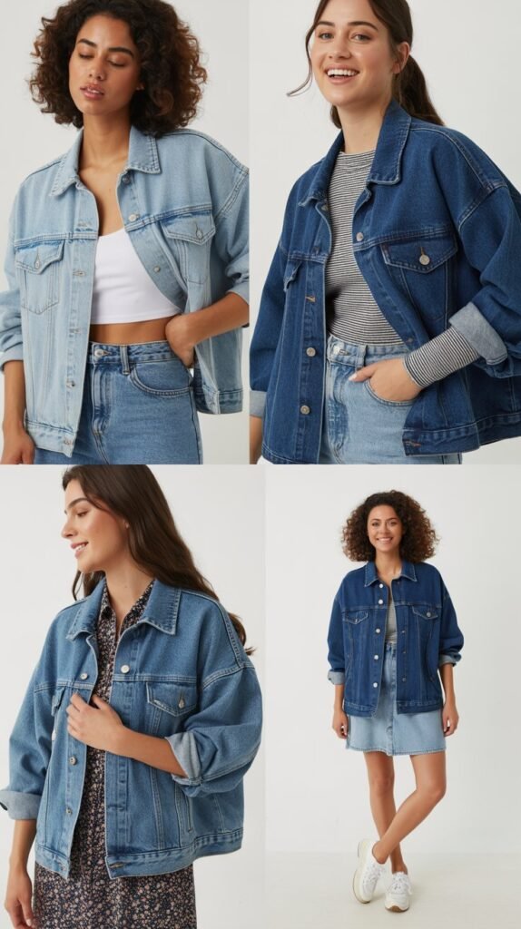 Denim Jacket Layering