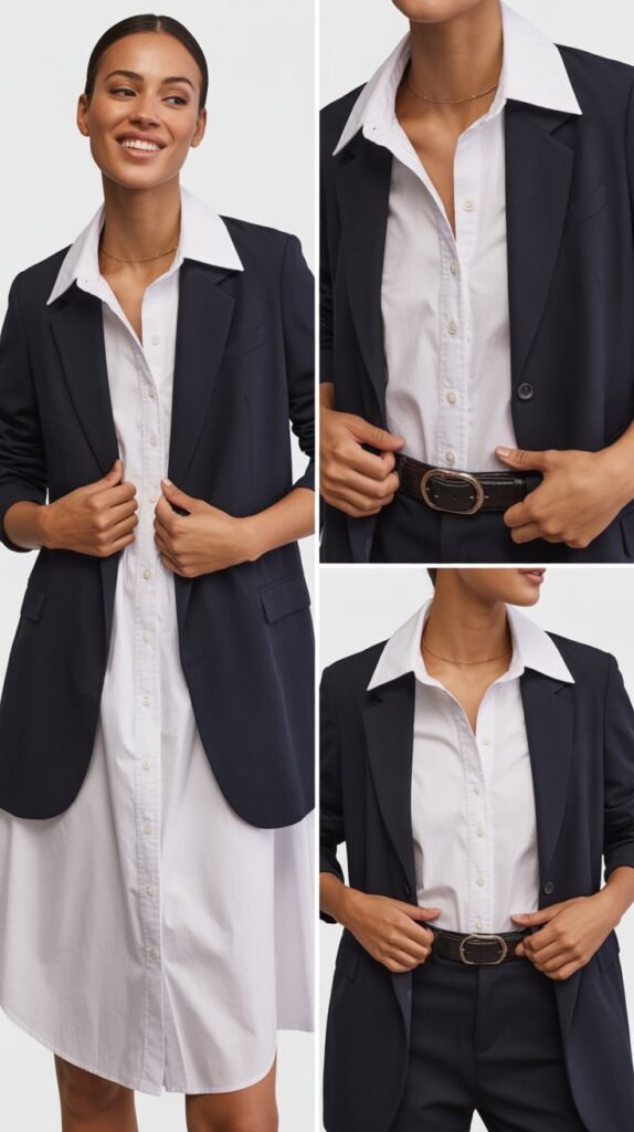 The Shirtdress and Blazer