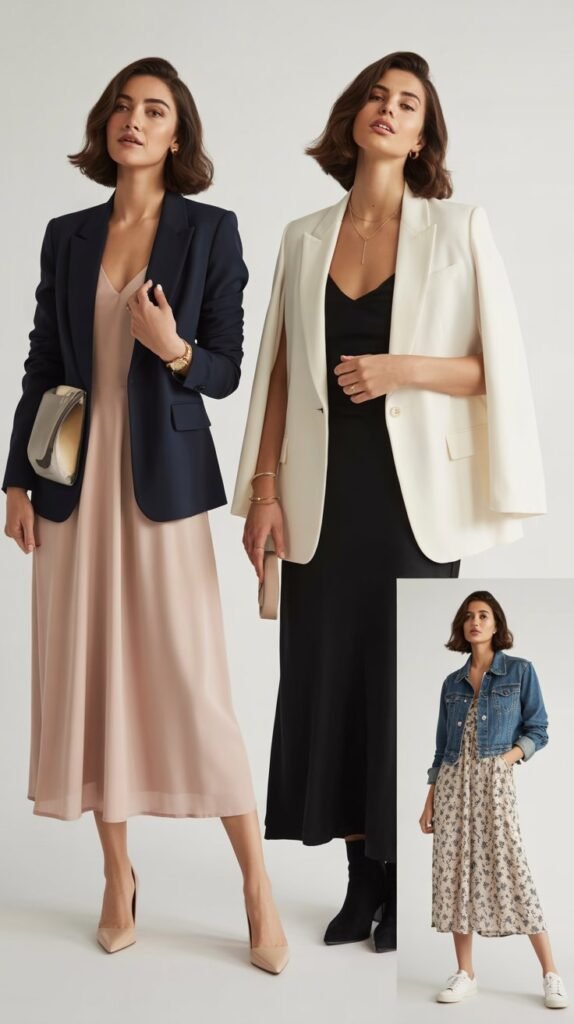 The Blazer Over Dress Formula