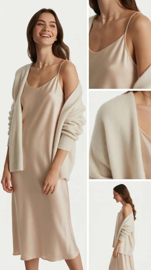 The Slip Dress and Sweater Layer