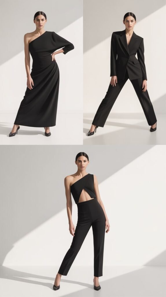 Asymmetrical Silhouettes for Visual Interest