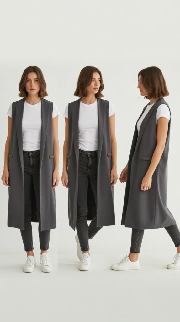 Longline Vest with Basics