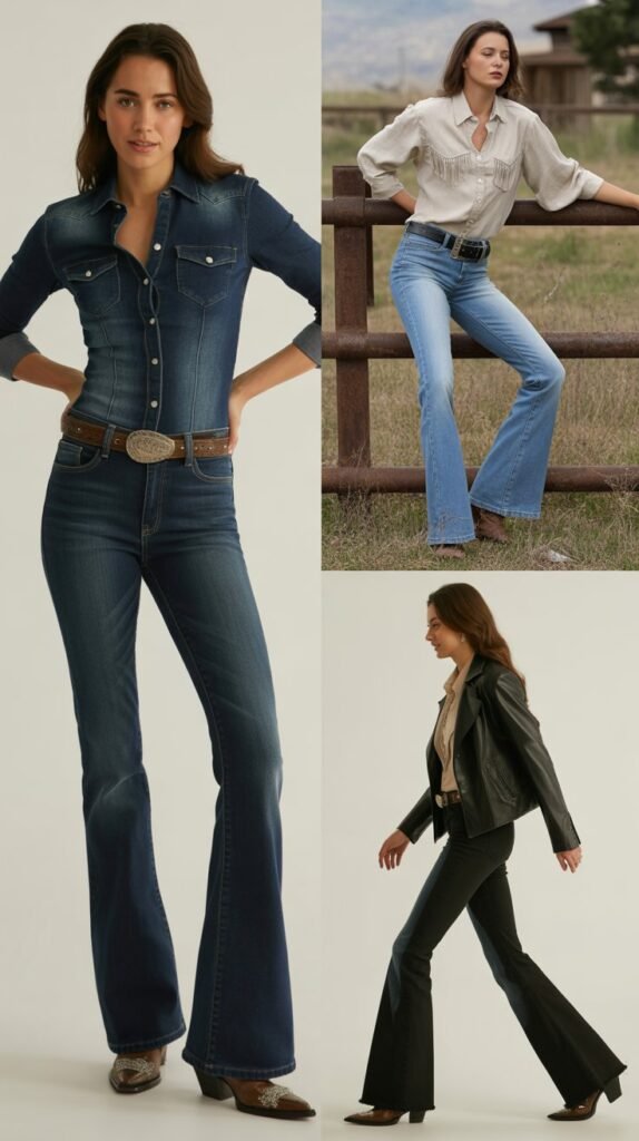 Bootcut Jeans Return to Western Fashion