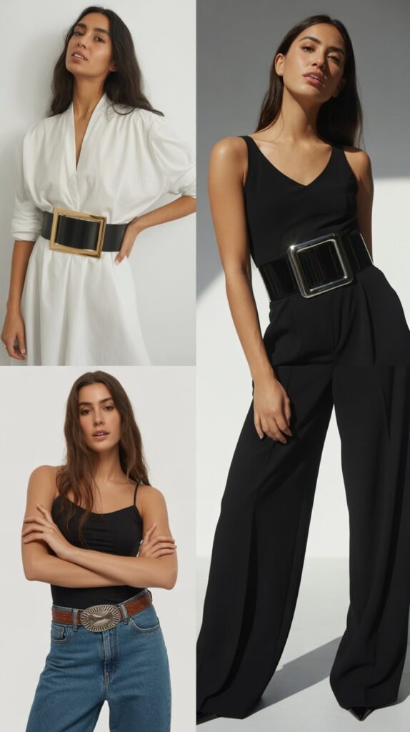  Statement Belts with Large Buckles