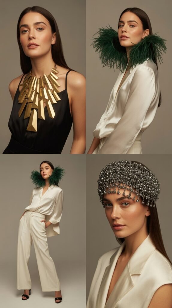 Statement Accessories as Focal Points