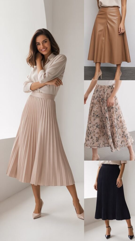 Midi Skirts for Modern Femininity