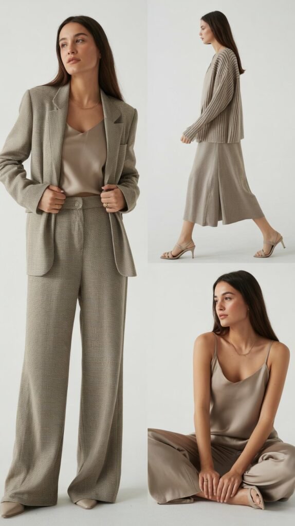 Matching Set in Modern Fabrics