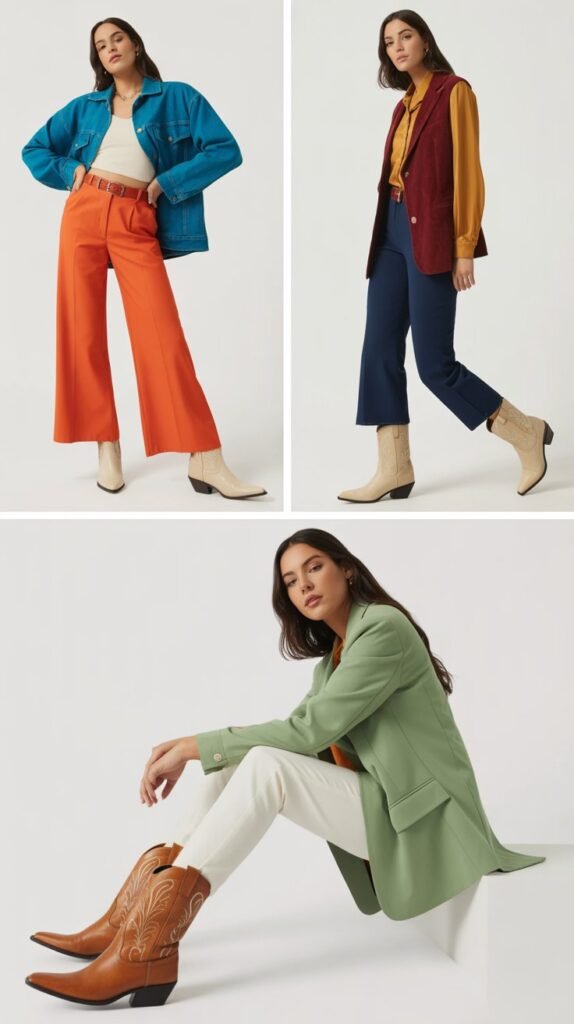 Color Blocking with Western Pieces