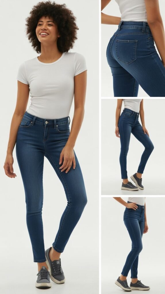 Mid-Rise Skinny Jeans