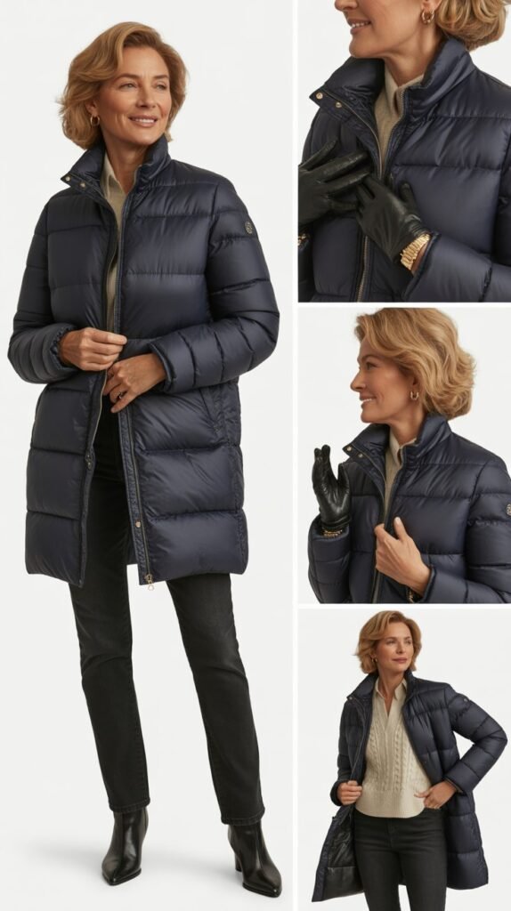 The Polished Puffer Coat Ensemble