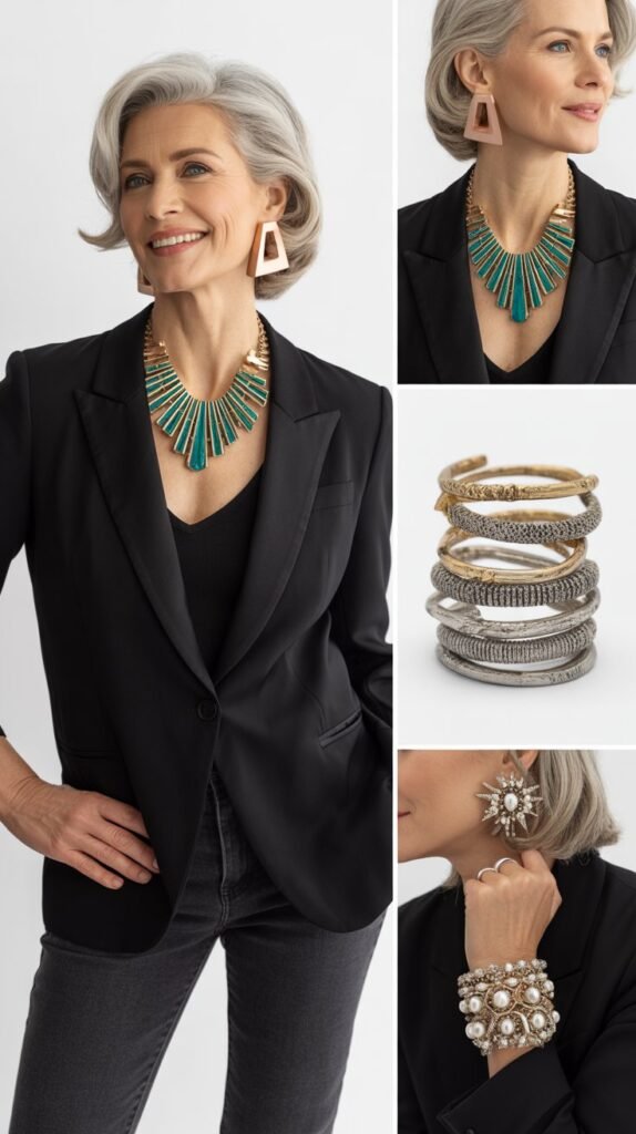 Statement Necklaces and Bold Accessories