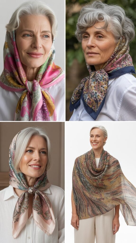 Printed Scarf as the Statement Piece