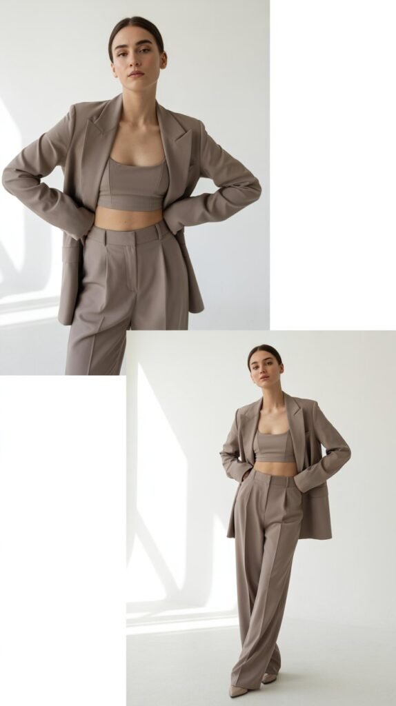 Blazer with Matching Set Underneath