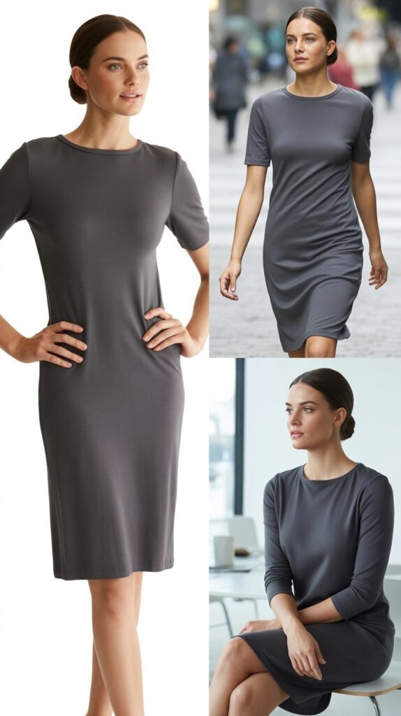 Ponte Knit Dress For All-Day Comfort